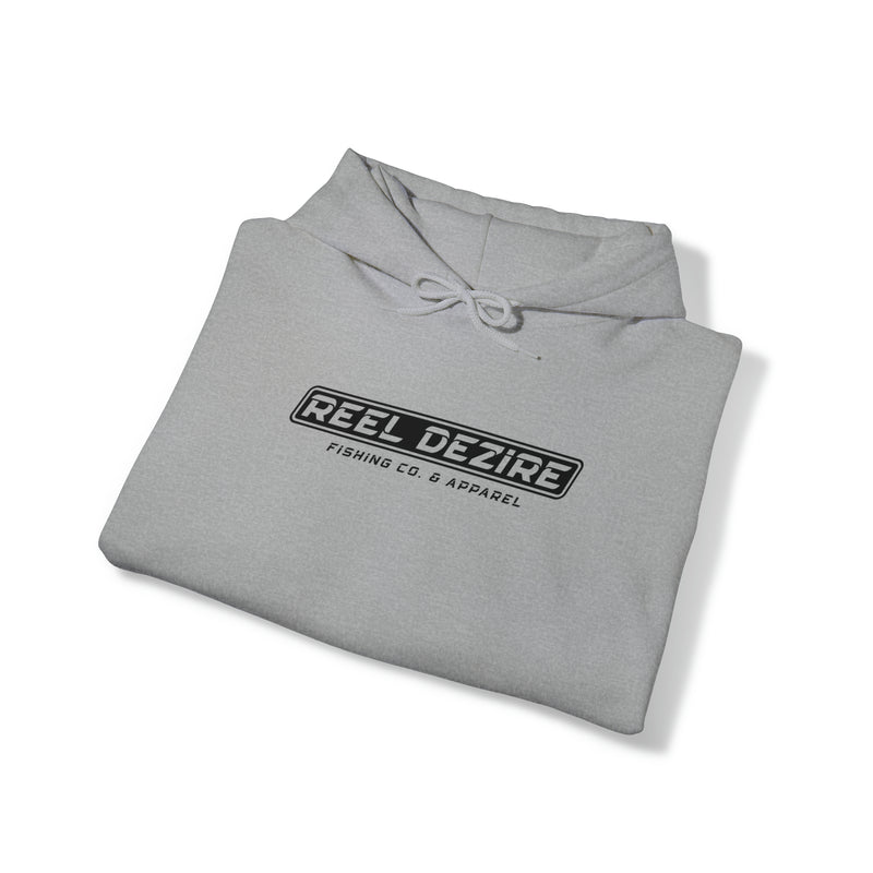 Reel Dezire Black Logo Heavy Blend Sweatshirt Men's Hoodie