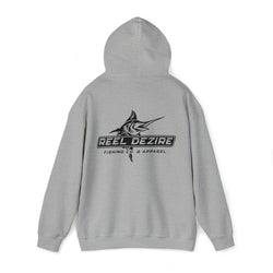 Reel Dezire Black Logo Heavy Blend Sweatshirt Men's Hoodie