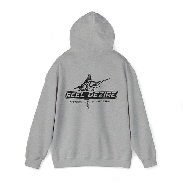 Reel Dezire Black Logo Heavy Blend Sweatshirt Men's Hoodie