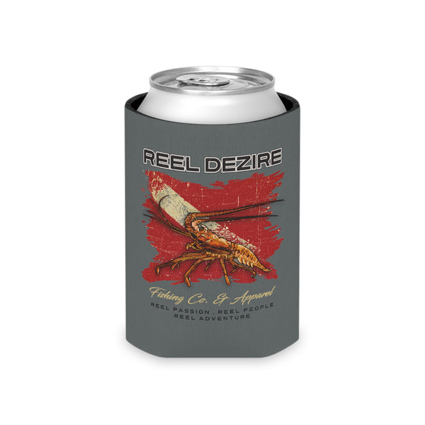 Lobster Dive Flag   Can Koozie