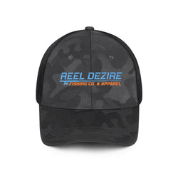 Reel Dezire Spinner Embroidered Mesh Back Camo Hat