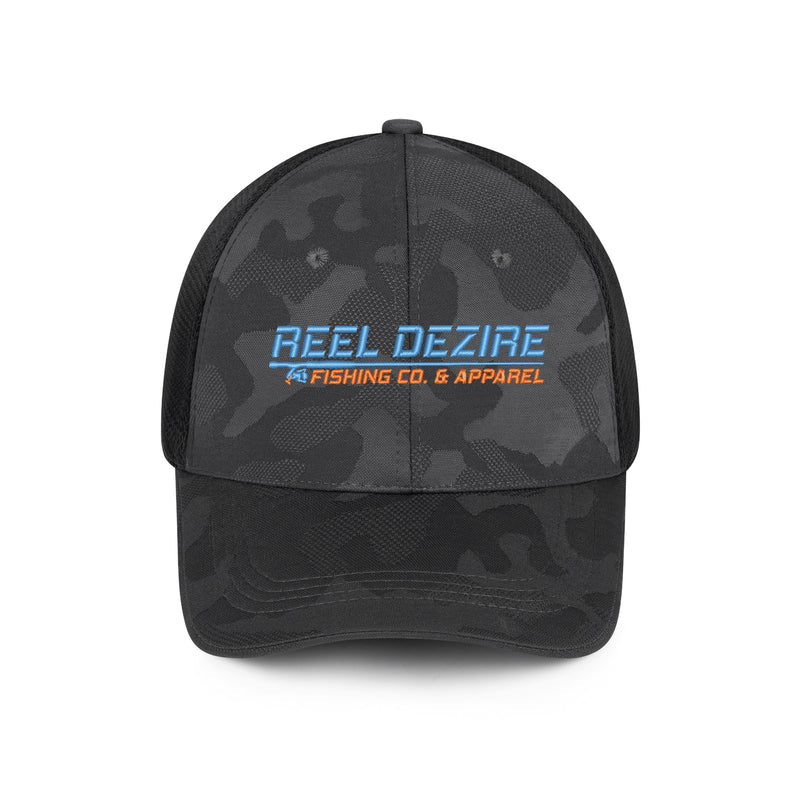 Reel Dezire Spinner Embroidered Mesh Back Camo Hat