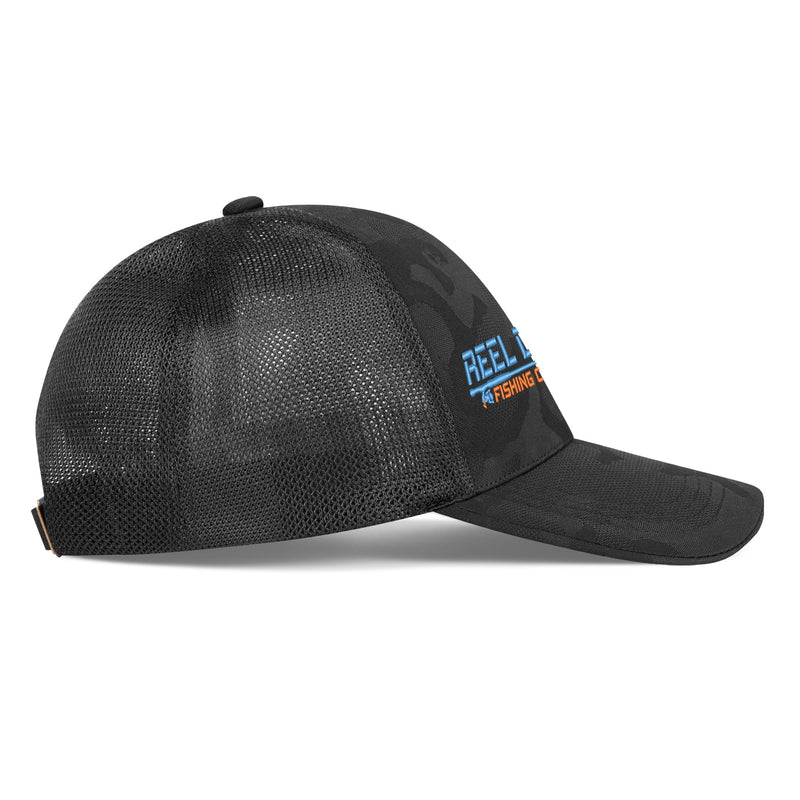 Reel Dezire Spinner Embroidered Mesh Back Camo Hat