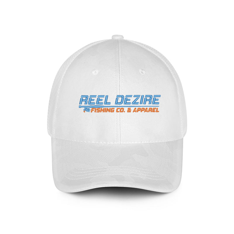 Reel Dezire Spinner Embroidered Mesh Back Camo Hat