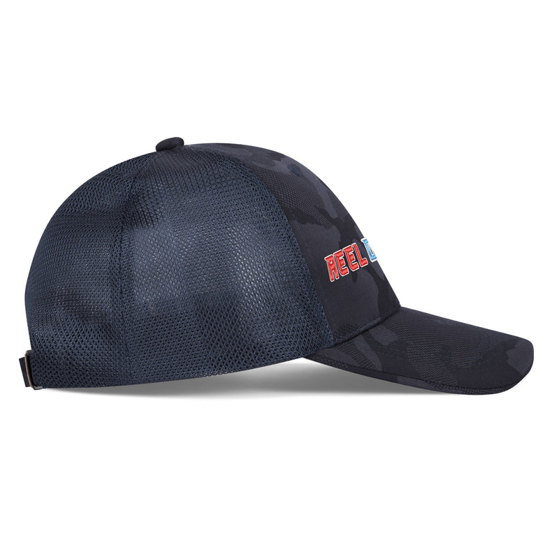 Reel Dezire R/B Embroidered Mesh Back Camo Hat