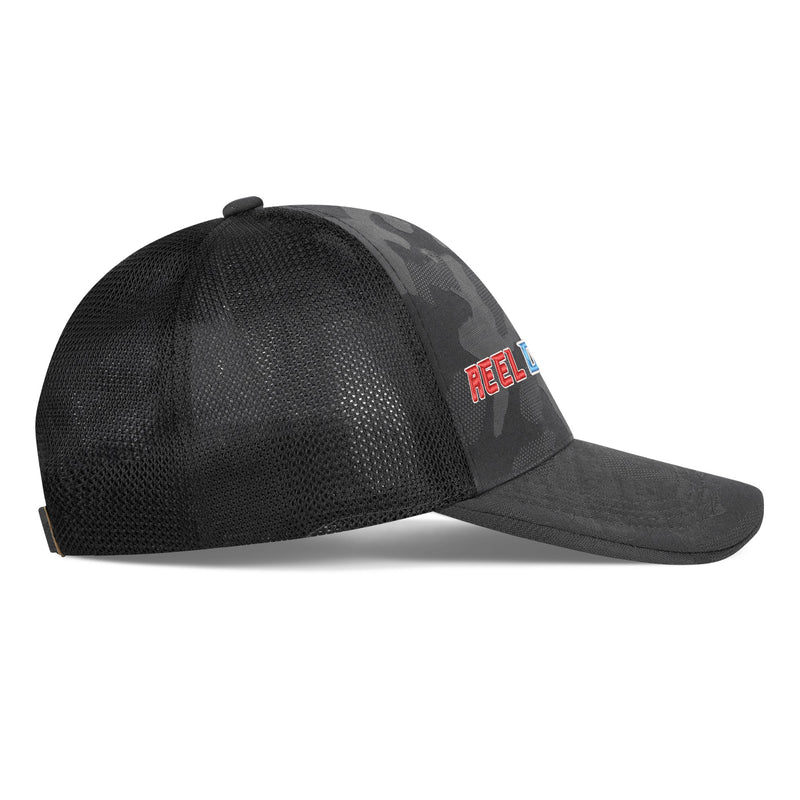 Reel Dezire R/B Embroidered Mesh Back Camo Hat