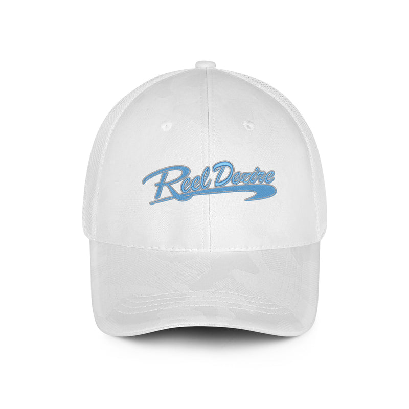 Reel Dezire Swoosh Embroidered Mesh Back Camo Hat