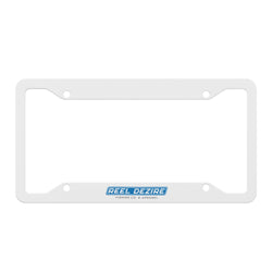 Reel Dezire White License Plate Frames