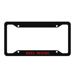 Reel Dezire Black  License Plate Frames