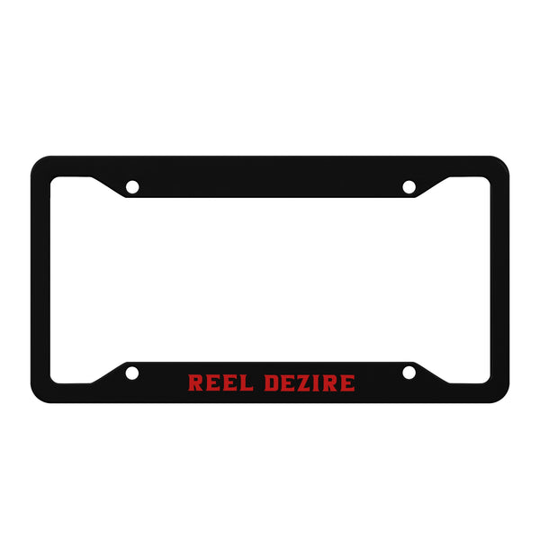 Reel Dezire Black  License Plate Frames