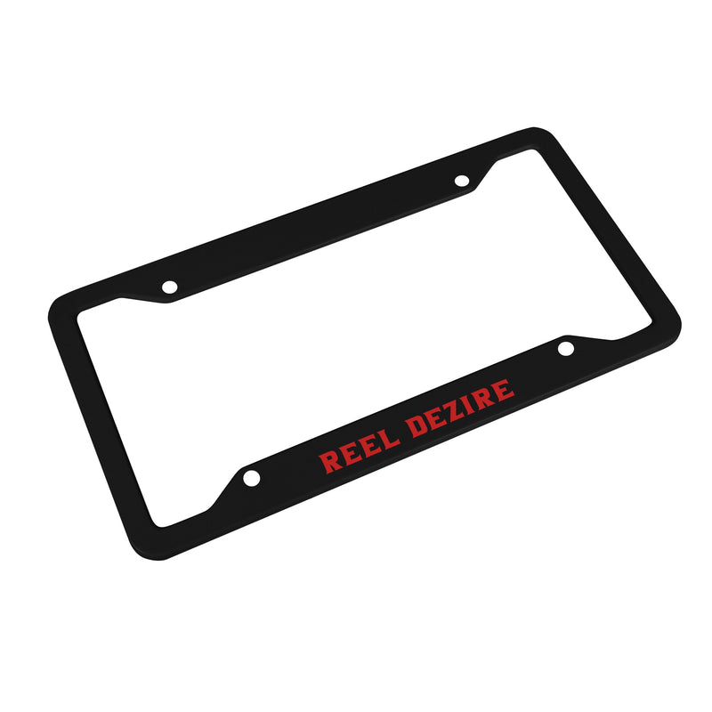 Reel Dezire Black  License Plate Frames