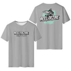 Reel Dezire Snook Design Mens Short Sleeve T-Shirt