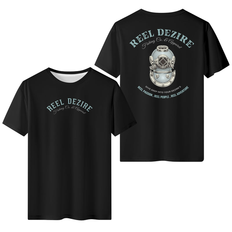 Vintage Dive Helmet Mens Short Sleeve T-Shirt
