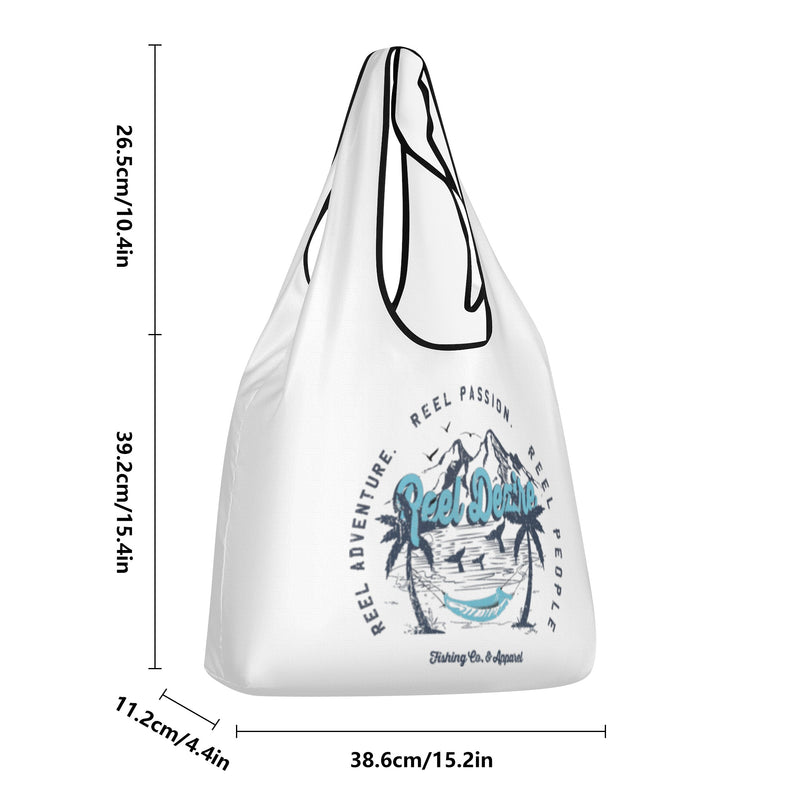 Whale Tail Beach 3 Pack of Grocery Bags
