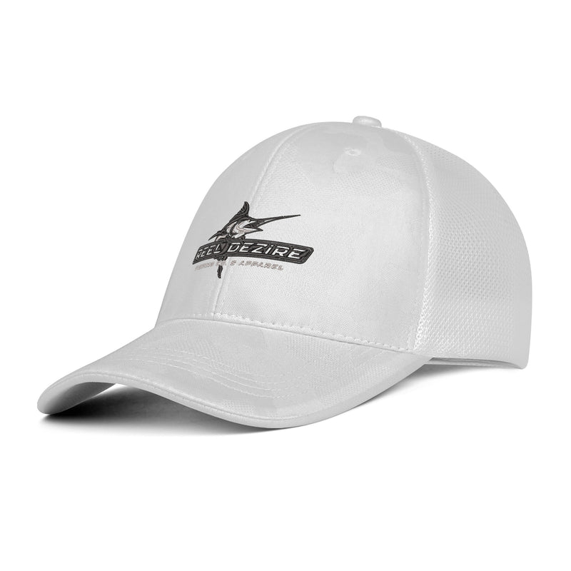 Reel Dezire Black Logo Mesh Back Camo Hat