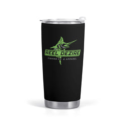 Reel Dezire Neon Green Logo 20oz Tumbler