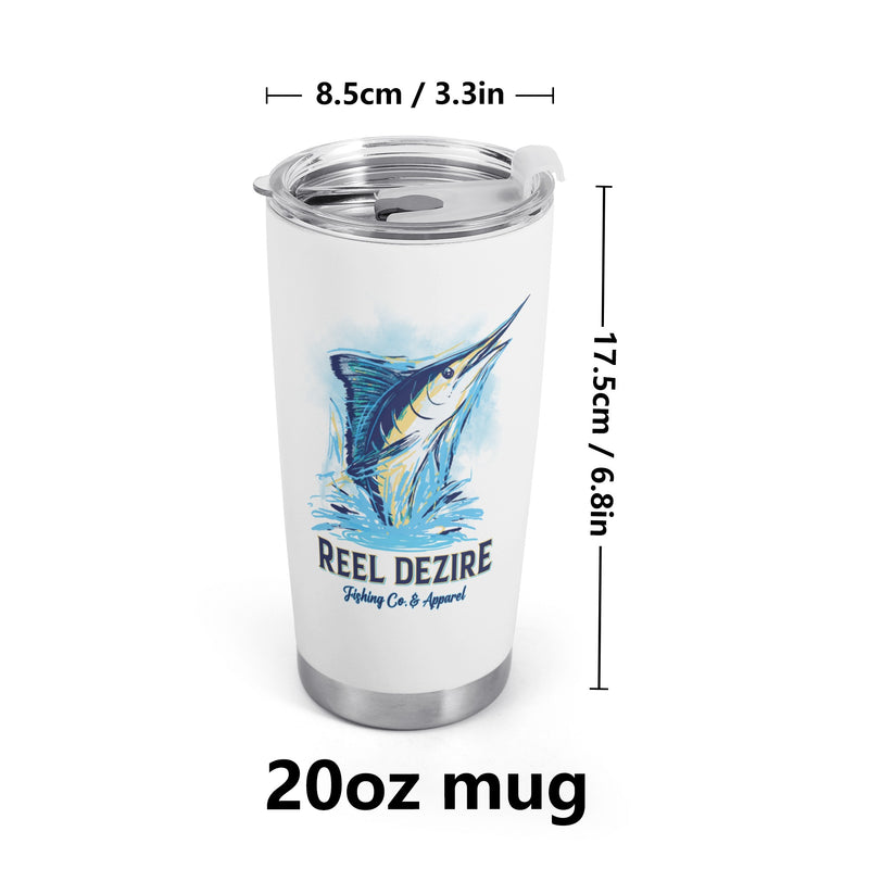 Marlin Art  20oz Tumbler