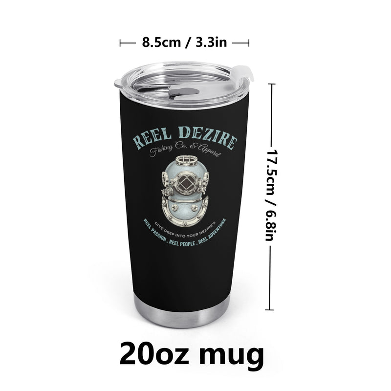 Vintage Dive Helmet  20oz Tumbler