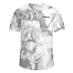 Reel Dezire White & Gray Camo Men's Baseball Jersey