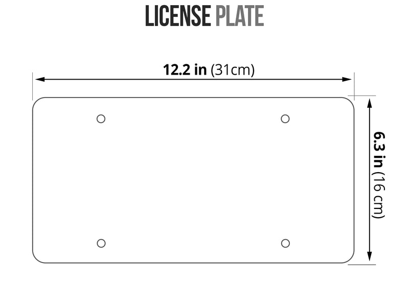 Reel Dezire USA Flag  Black License Plates
