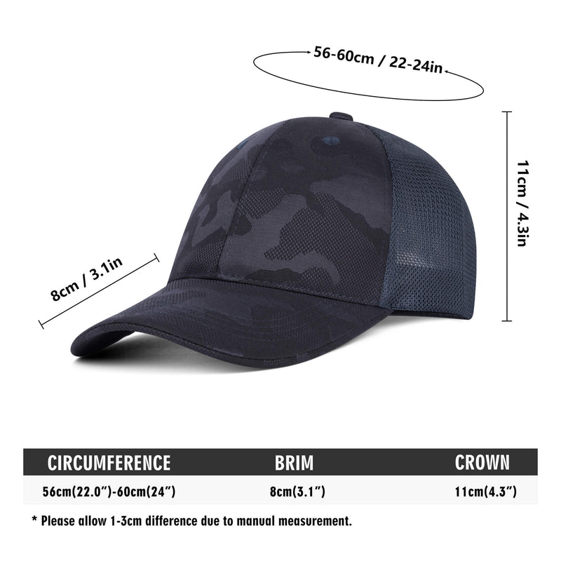 Reel Dezire R/B Embroidered Mesh Back Camo Hat
