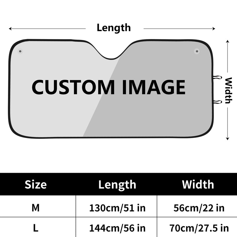 Reel Dezire Logo Car Auto Sun Shade