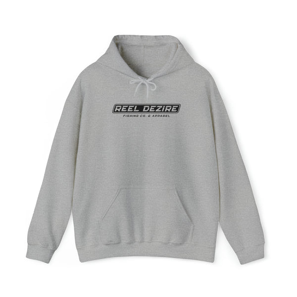 Reel Dezire Black Logo Heavy Blend Sweatshirt Men's Hoodie