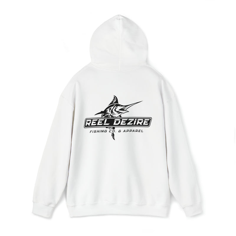 Reel Dezire Black Logo Heavy Blend Sweatshirt Men's Hoodie
