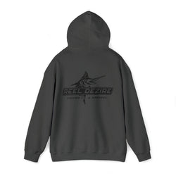 Reel Dezire Black Logo Heavy Blend Sweatshirt Men's Hoodie