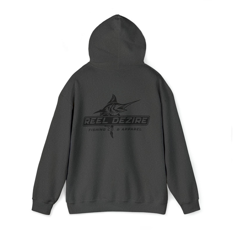 Reel Dezire Black Logo Heavy Blend Sweatshirt Men's Hoodie