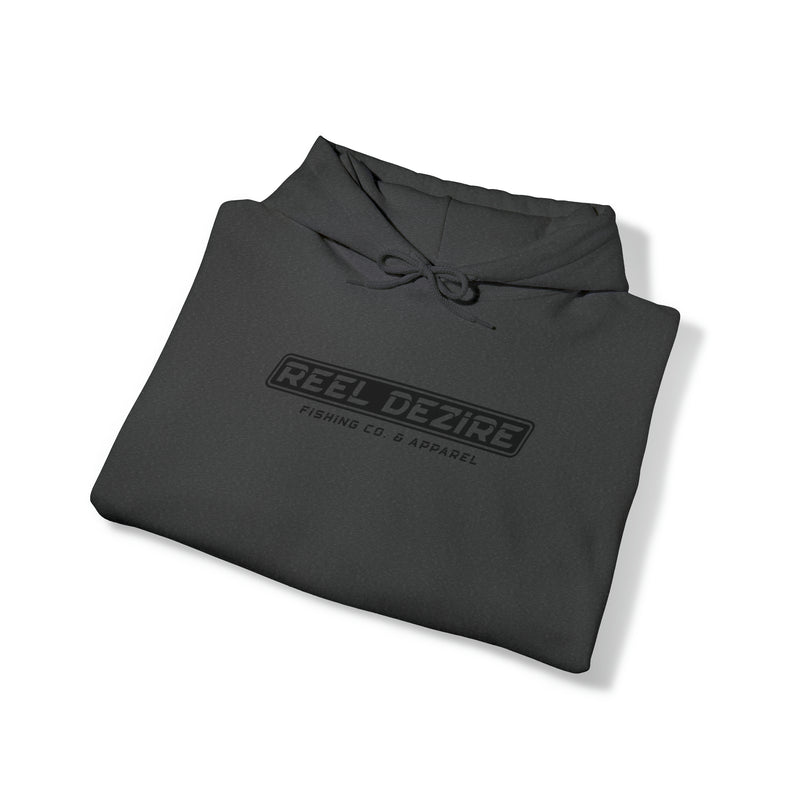 Reel Dezire Black Logo Heavy Blend Sweatshirt Men's Hoodie
