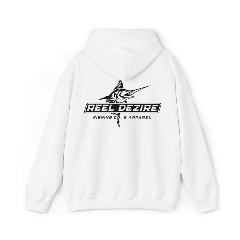 Reel Dezire Black Logo Heavy Blend Sweatshirt Men's Hoodie