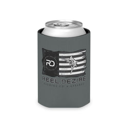 Black & White Flag Can Koozie