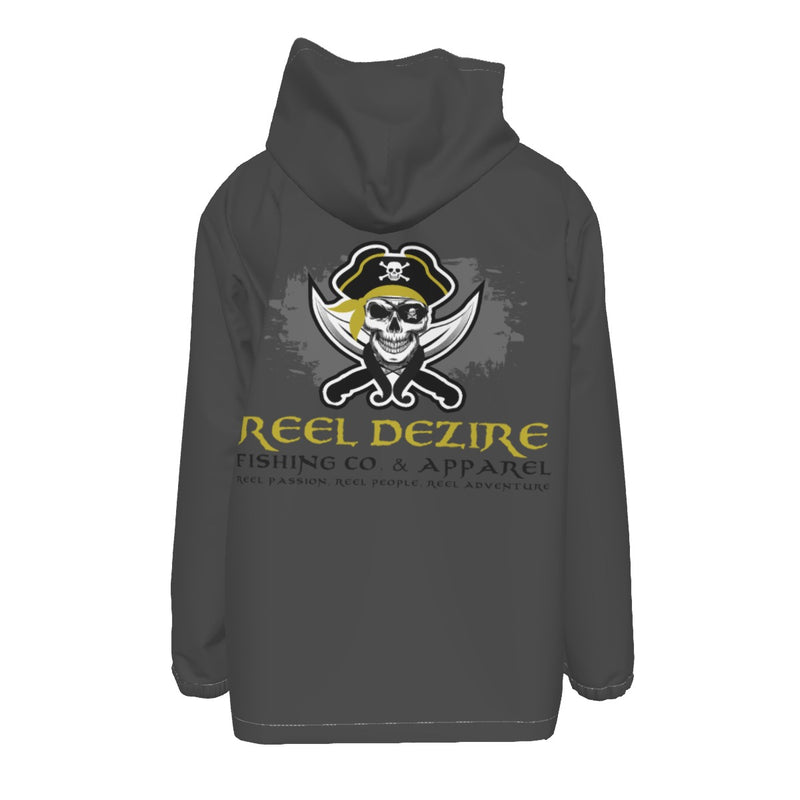 Pirate Hooded Zipper Windproof  Men's Jacket