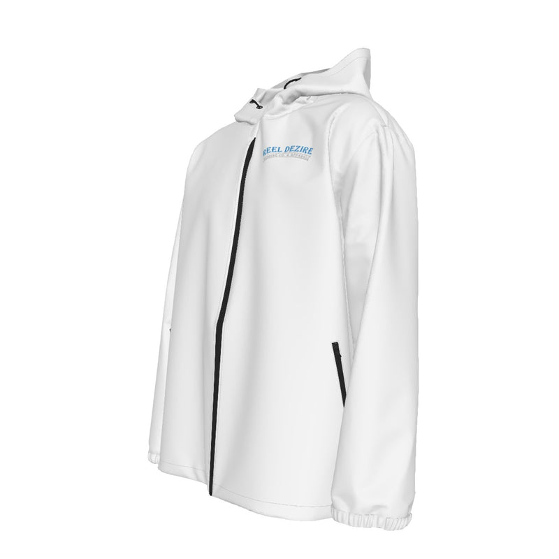 Jumping Tarpon Hooded Zipper Windproof Men's Jacket