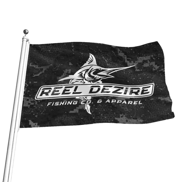 Reel Dezire Black Camo Flags
