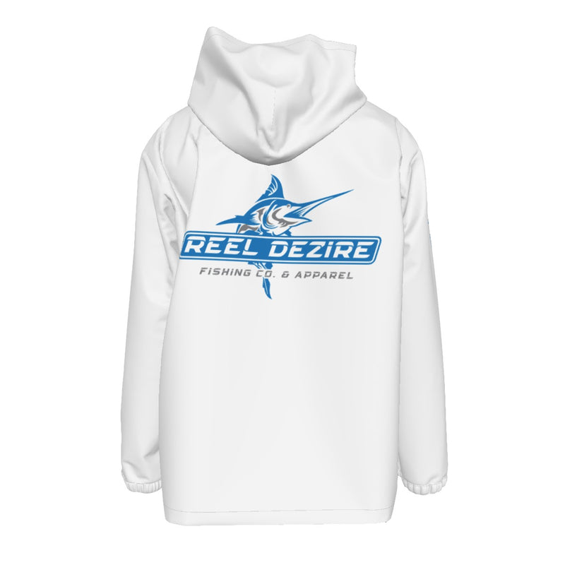 Reel Dezire Logo Hooded Zipper Windproof Men's Jacket
