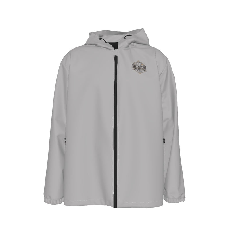 Vintage Hooded Zipper Windproof Men's Jacket