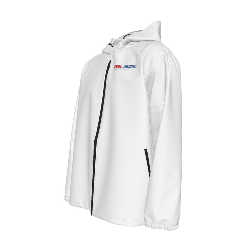 Sail Fish Hooded Zipper Windproof Men's Jacket