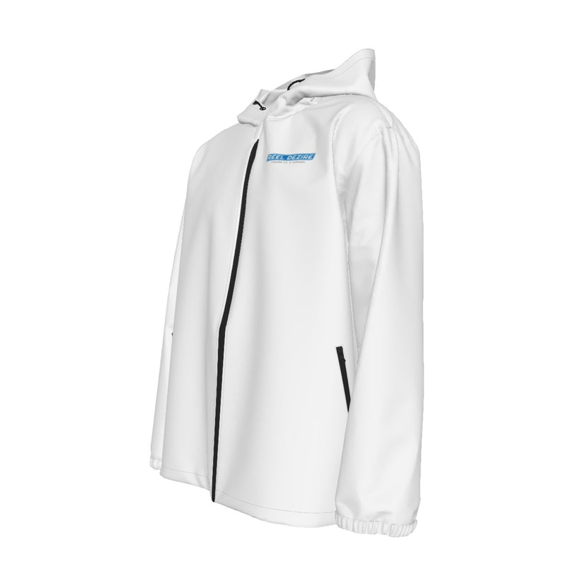 Reel Dezire Logo Hooded Zipper Windproof Men's Jacket