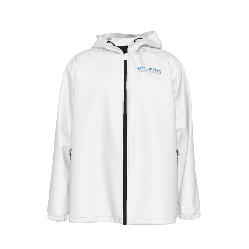 Jumping Tarpon Hooded Zipper Windproof Men's Jacket