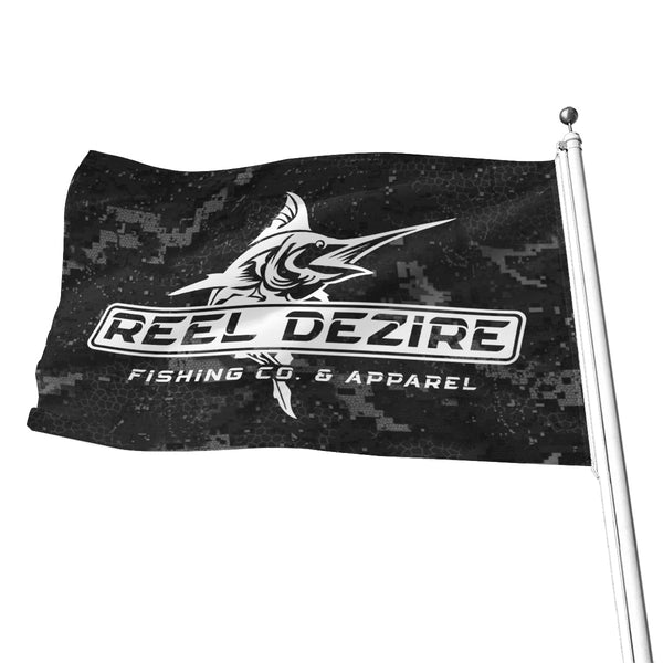 Reel Dezire Black Camo Flags
