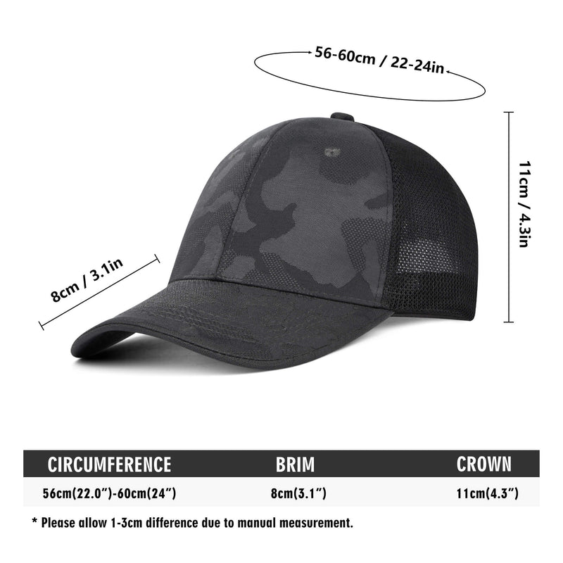 Reel Dezire - Embroidered Mesh Back Camo Caps