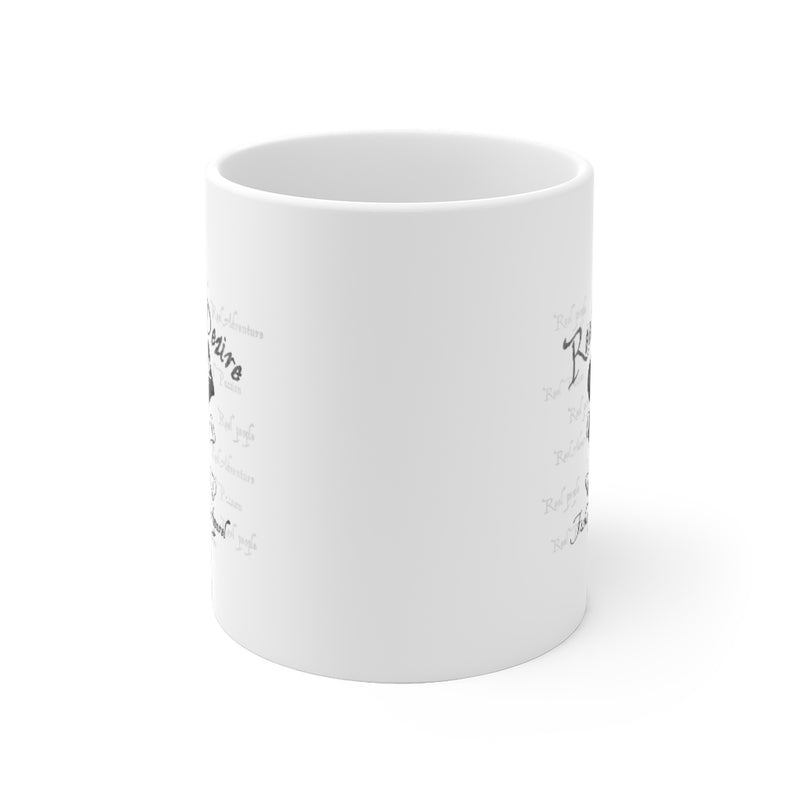 Vintage Pirate  White Ceramic Mug