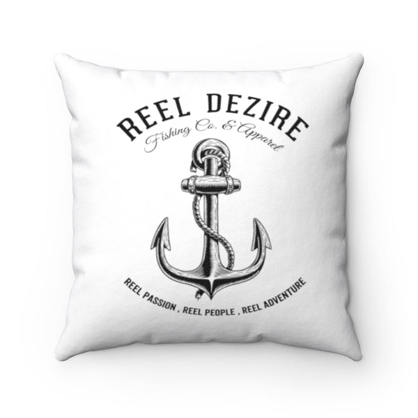 Vintage Anchor  Spun Polyester Square Pillow