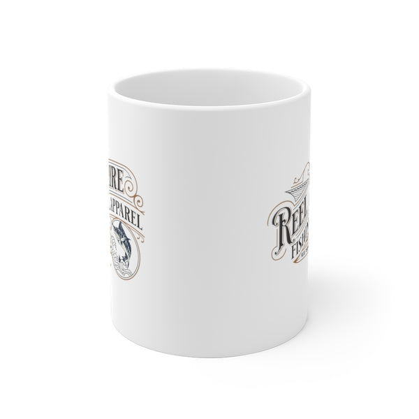 Vintage  White Ceramic Mug