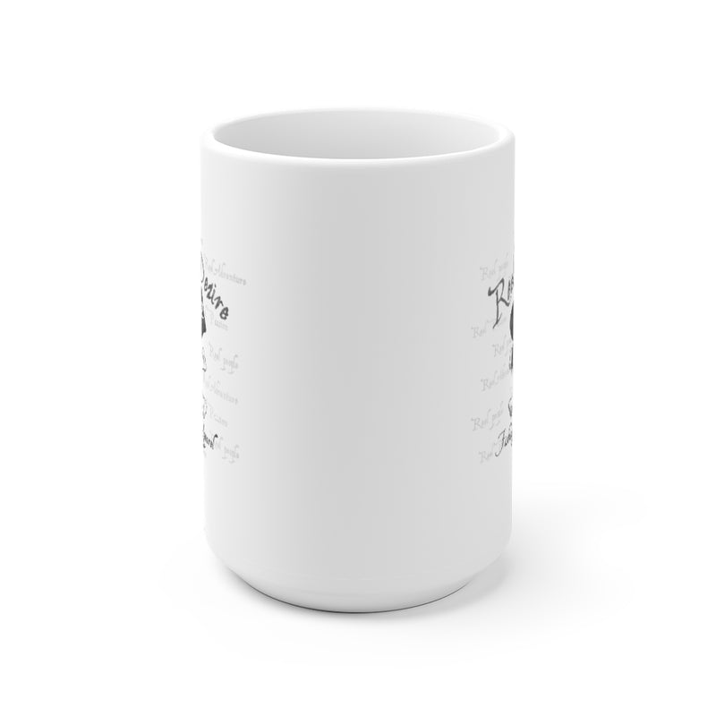 Vintage Pirate  White Ceramic Mug