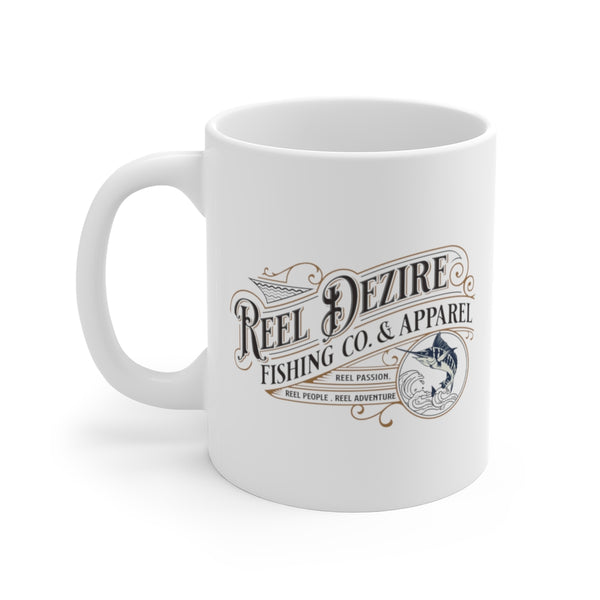 Vintage  White Ceramic Mug