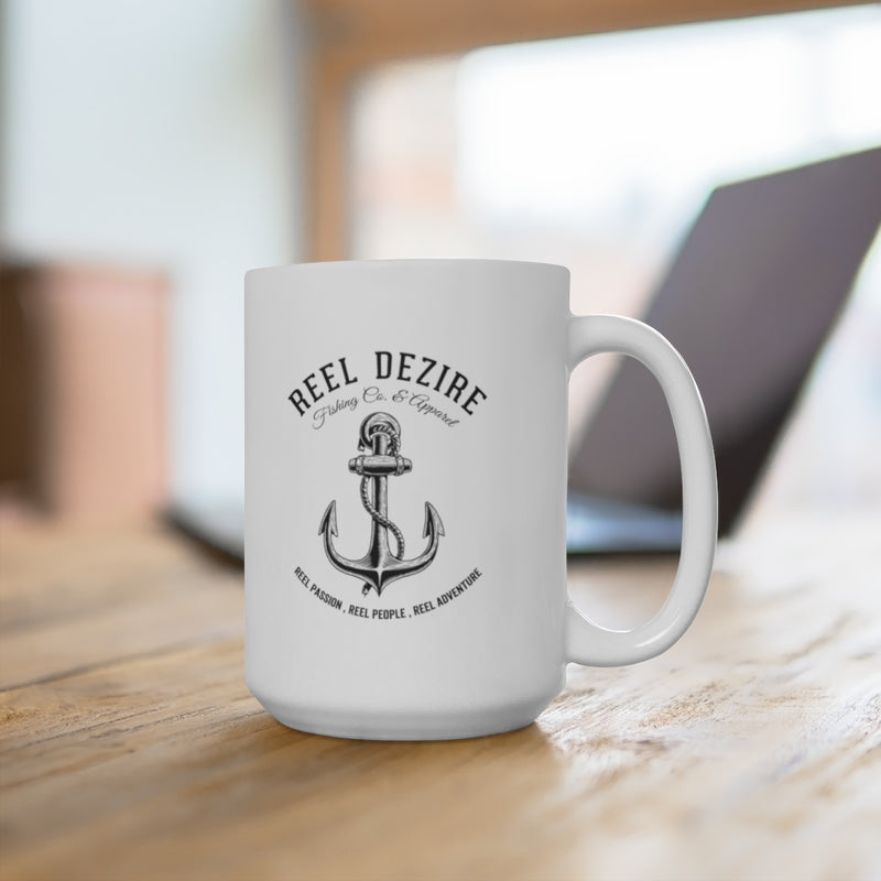 Vintage Anchor  White Ceramic Mug